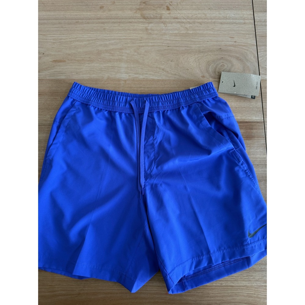 Nike Form Dri-FIT Mens Training Shorts Royal Blue Size Small NWT